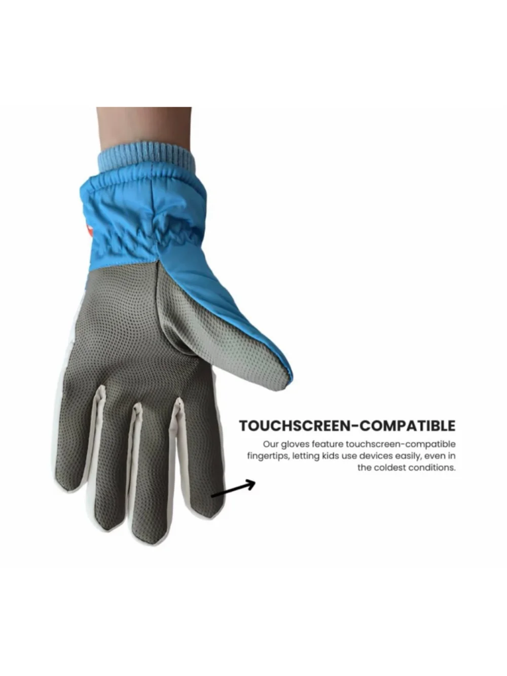 NEW Snow Gloves (Rated 10°F) Double Insulated Waterproof Touchscreen